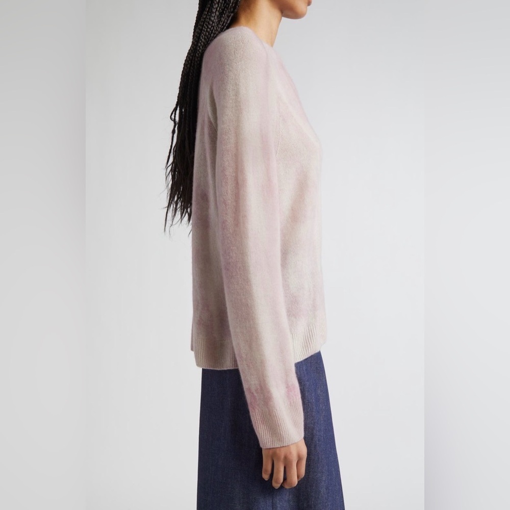 NWT Lafayette 148 New York Printed Cashmere Sweater - Picture 4 of 8